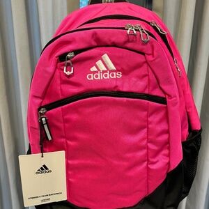 Girls Adidas pink backpack